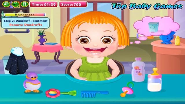 ДЕЛАЕМ ПРИЧЕСКУ МАЛЫШКЕ ХЭЙЗЕЛ! DO HAIRSTYLE BABY HAZEL! смотреть онлайн