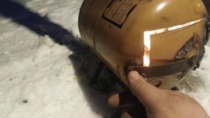 печка из фреонового баллона
