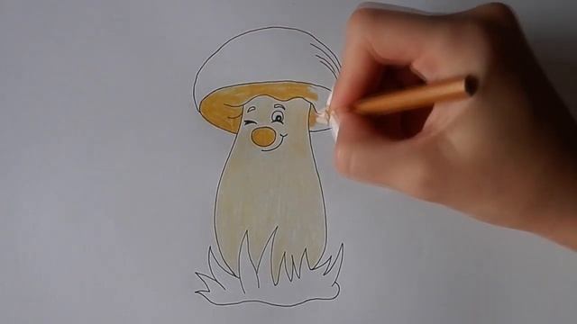 Как ПРОСТО нарисовать МИЛЫЙ ГРИБОЧЕК, осенние рисунки/495/How TO just draw a CUTE MUSHROOM смотреть онлайн