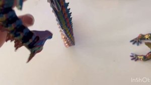 3д печать игрушек из PLA silk, многоцветные