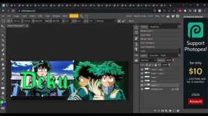 How To Make A CLEAN ANIME Header on Photopea  *UPDATED* | Tutorial