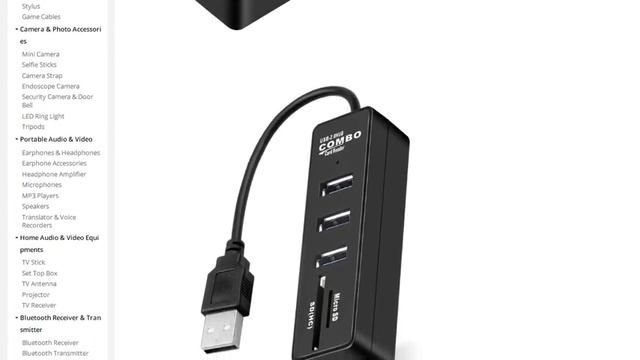 KEBIDU Usb-хаб Мульти USB разветвитель концентратор устройство для чтения карт SD