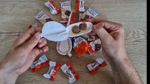 Some Lot's Choclate ASMR 37 Unpacking Melk Choclate Bar Kinder Country Kinder Bueno Kinder Joy ???