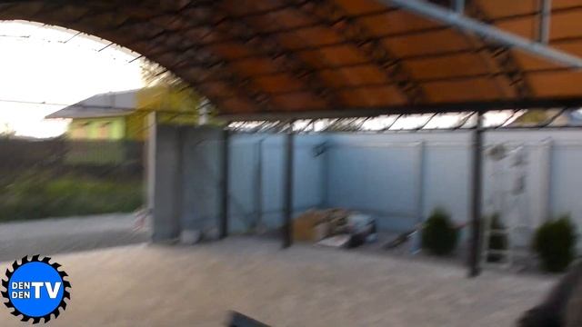 Навес на 2 авто из поликарбоната. Что нужно знать и на чем не стоит экономить. смотреть онлайн