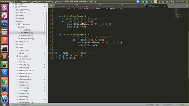 Learn Python Programming - Day 22 | Modules in python | Introduction to __init__ and __name__