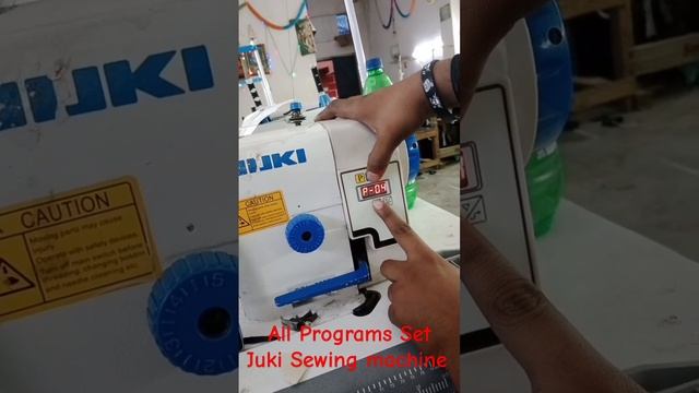 All Programs Set Juki Sewing machine China And Reset Error 7