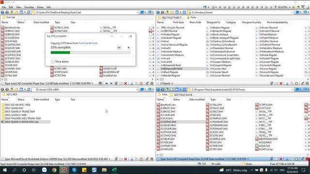 Autocad-Hướng dẫn Fix lỗi Font Cad смотреть онлайн