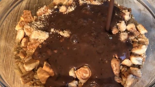 Шоколадная колбаса из печенья. Вкус детства.