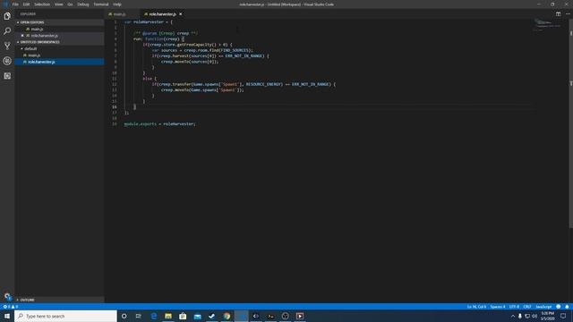Screeps Tutorial - Part 1 - Setting Up IDE - Basic Code - Documentation and Data Structures смотреть онлайн