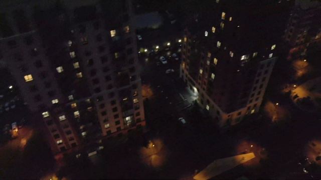 ЖК ГринАрт с высоты птичьего полета, Новосибирск,  видео 4К.