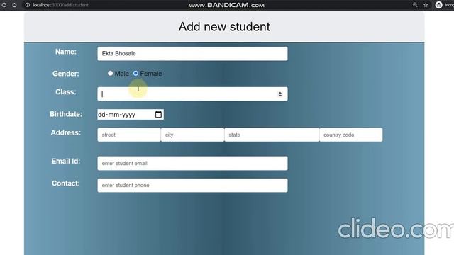 Student & Admin panel - School management project- React & Redux project with source code