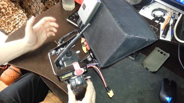 Устанавливаем монитор и видеоприёмник на пульт turnigy 9x смотреть онлайн