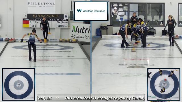 Eun ji Gim vs. Jolene Campbell - Draw 10 - Nutrien Ag Solutions Western Showdown смотреть онлайн