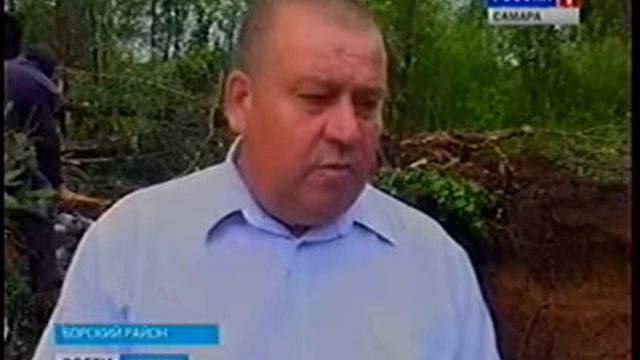 Прорыв основного водопровода с.Борское