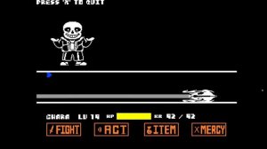 Bad time simulator Dying Timeline custom attack, chapter 1 final version.