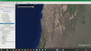 Горы Анды (Google Earth)