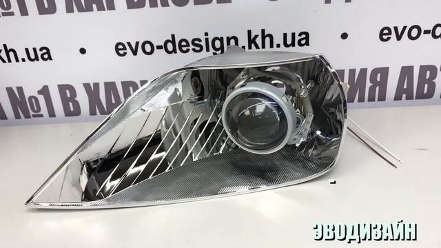 KIA RIO установка билинз Hella 3 улучшение света фар киа рио