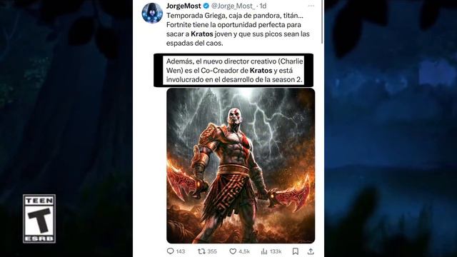 Kratos Return Relase date item shop fortnite Return date pickaxe kratos axe leviatán coming back смотреть онлайн