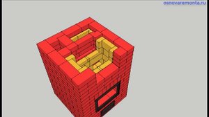 Видео порядовка двухэтажной печи с духовкой 3,5х3,5 кирпича. Дачная печь на два этажа своими руками