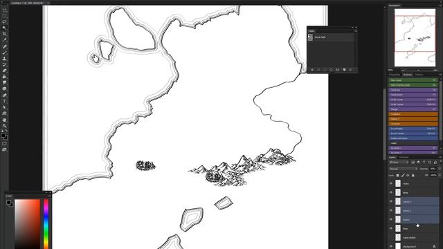 Cartography Brush Map Making Tutorial смотреть онлайн