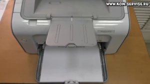 Как проверить картридж без компа на принтере НР P1002 или Canon 6000. Печать теста.