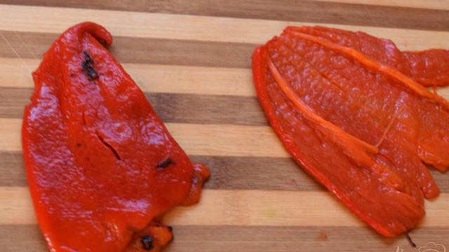 Острая закуска из болгарского перца по-гречески