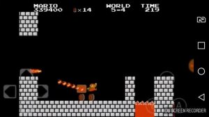 Super Mario Bros world 5-4 Прохождение игры супер Марио уровень 5-4