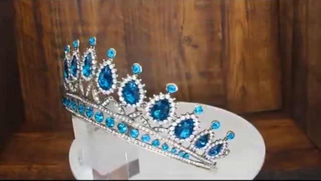 Кристалл свадебная тиара корона королева невесты диадема голова ювелирные изделия аксессуары смотреть онлайн