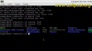 How to create a file in Bash