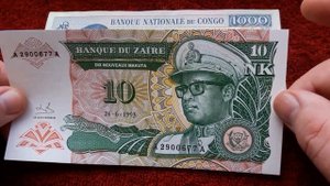КОНГО и ЗАИР ? Банкноты Африки ? My collection of banknotes of Africa, Zaire and the Congo