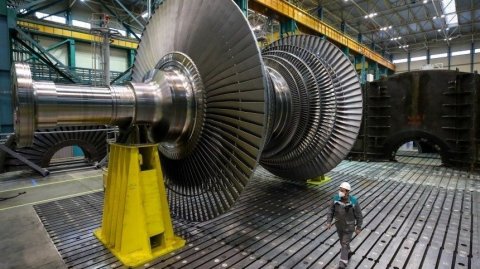 В России запущена в серию первая газовая турбина большой мощности