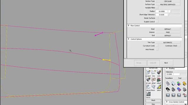 Autodesk Alias Family 2010 Surface Fillet смотреть онлайн