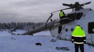 Транспортная прокуратура выясняет причины жесткой посадки вертолета Ми-8 в Красноярском крае