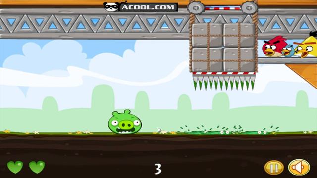 Crush Bad Piggies - INTERESTING SQUASH ALL PIGS BY 3 ANGRY BIRDS смотреть онлайн