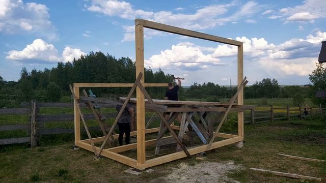 Самый Простой Сарай СВОИМИ РУКАМИ! Легко и просто! Уровень 1 смотреть онлайн