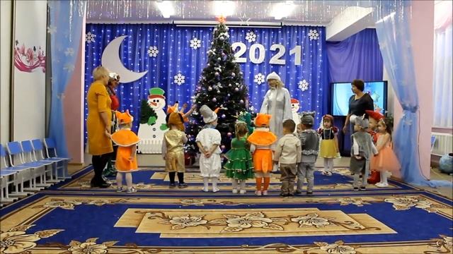 Новый год 2021 в гр. "Бельчата", МКДОУ "Теремок" г. Нижнеудинск смотреть онлайн