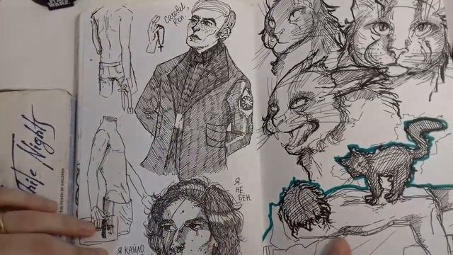 ОБЗОР ЗАКОНЧЕННОГО СКЕТЧБУКА (ФЕВРАЛЬ-АПРЕЛЬ 2019) смотреть онлайн