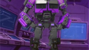 Shattered glass Optimus prime stop motion test