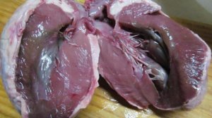 Котлеты из свиного сердца с салом