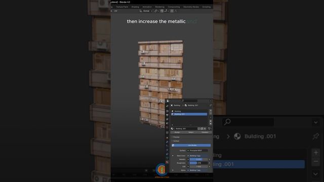 Turn a 2D Image Into a 3D Building in Blender in 1 Minute!