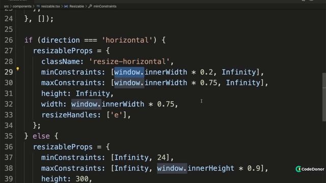 151. Updating Resizer Props | React with Typescript