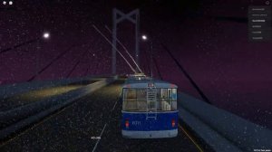 OneSkyVed's trolleybus place НОВЫЙ МАРШРУТ | 16 маршрут | Троллейбус ЗиУ | roblox