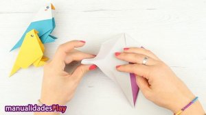 ? Cómo hacer un pájaro de papel con origami ¡Fácil!