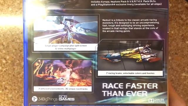 Redout Lightspeed Edition PS4 unboxing смотреть онлайн