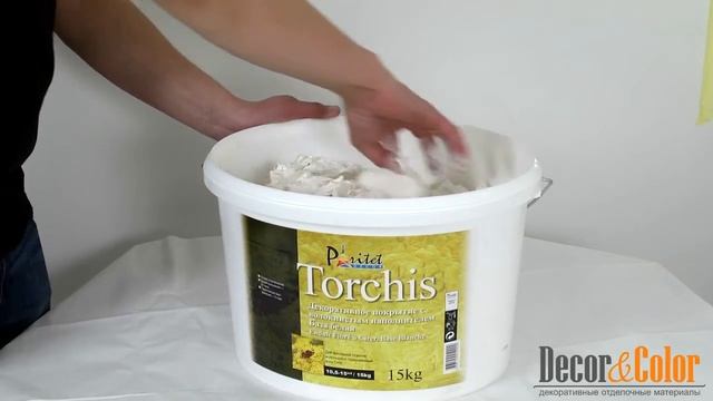 Декоративная структурная штукатурка TORCHIS (Саман)
