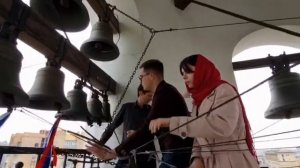 Колокольный звон на встречу Патриарха в храме Большое Вознесение 25.05.2023