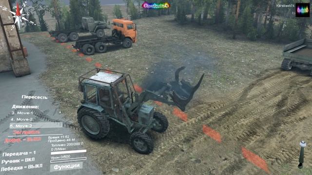 SpinTires обзор мода ( МТЗ-82 ) Отлично! смотреть онлайн