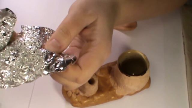 чернильница из полимерной глины