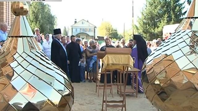 В посёлке Кшенский  освятили храм св.Николая Чудотворца