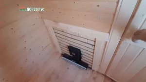 Каркасная баня по доступной цене. Утепление 100 мм.